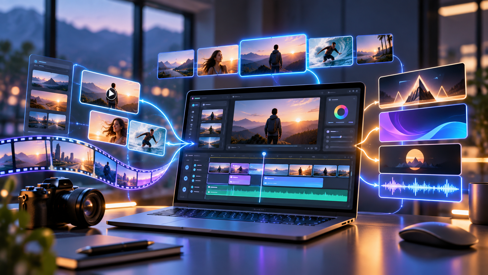 Визуализация монтажа видео в Camtasia Studio