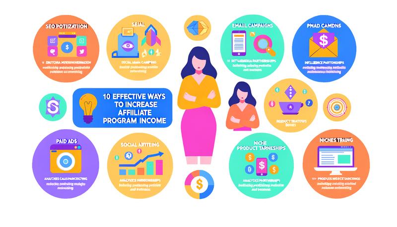 affiliate income infographic