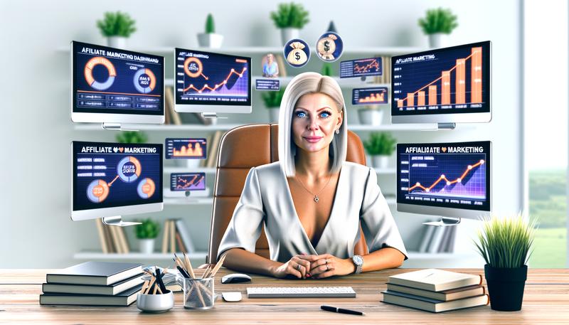 confident woman office