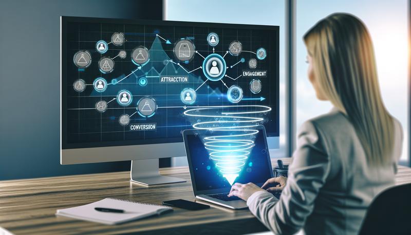 современный офис автоворонка