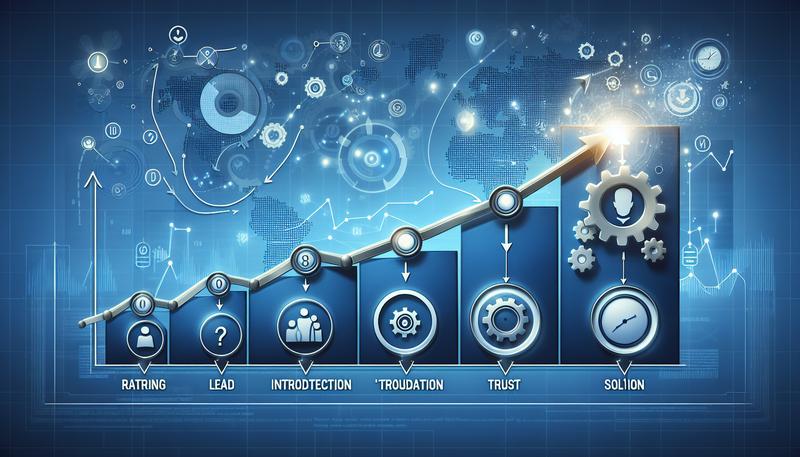 Автоворонка продаж инфографика