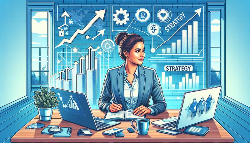 Инфобизнесмен анализирует рост