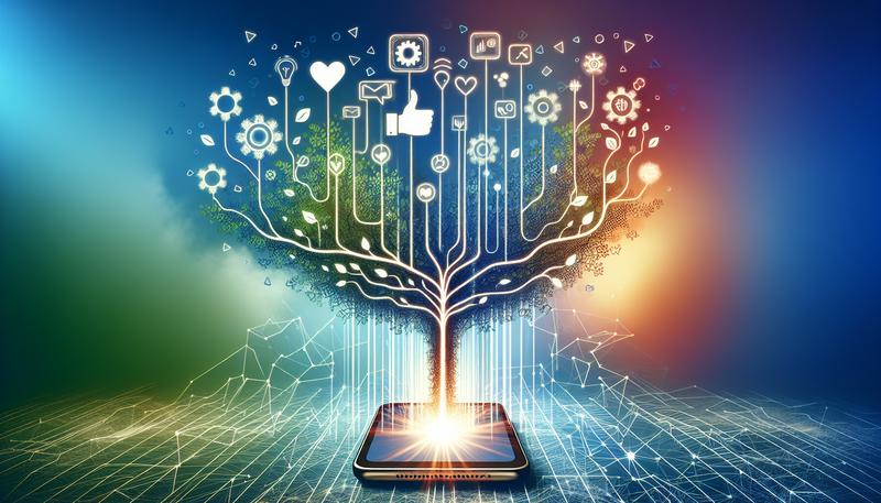 Дерево роста соцсетей