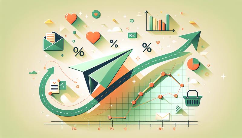 Самолетик-график роста