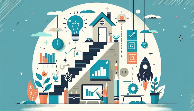 Векторная лестница успеха