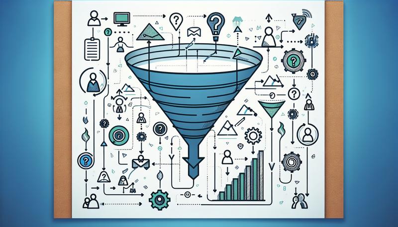 Инфографика автоворонки продаж