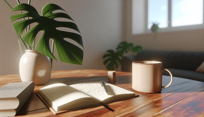 Утреннее кофе сосредоточенность