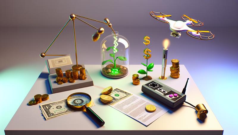 Surreal money-making objects