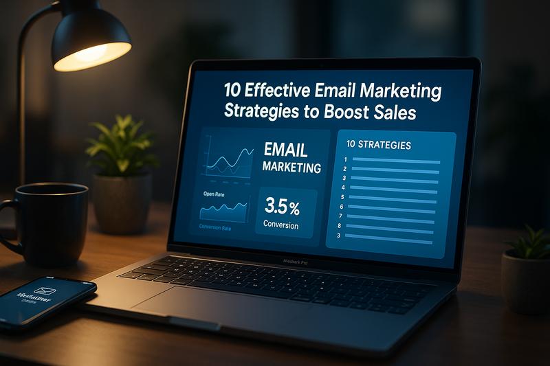 Email marketing dashboard visualization