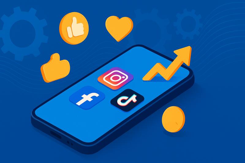 Смартфон соцсети продвижение