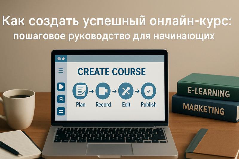 Интерфейс создания курса