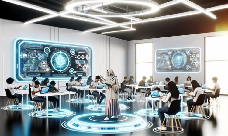 футуристические студенты технологии