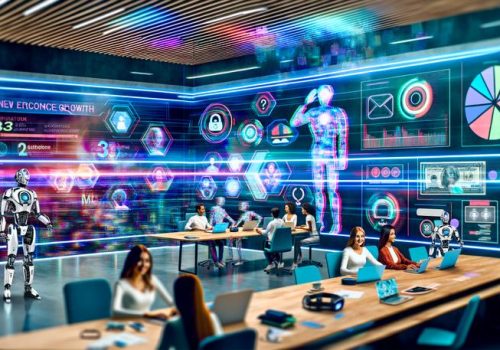 футуристический офис 2025