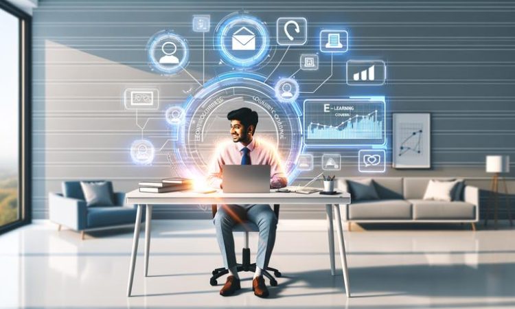 футуристический офис инновации