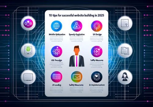 website building infographic