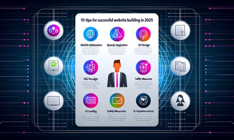 website building infographic