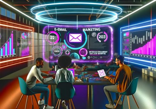 futuristic marketing dashboard