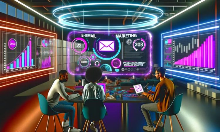 futuristic marketing dashboard