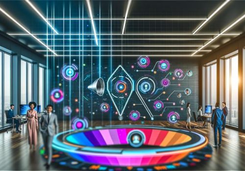 futuristic marketing dashboard