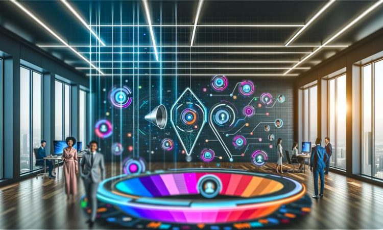 futuristic marketing dashboard