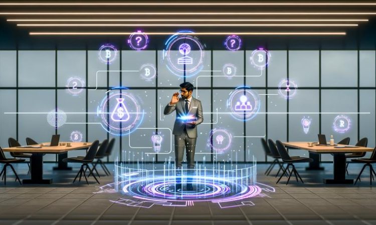 футуристический офис инновации