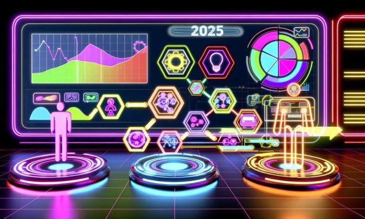 futuristic sales dashboard