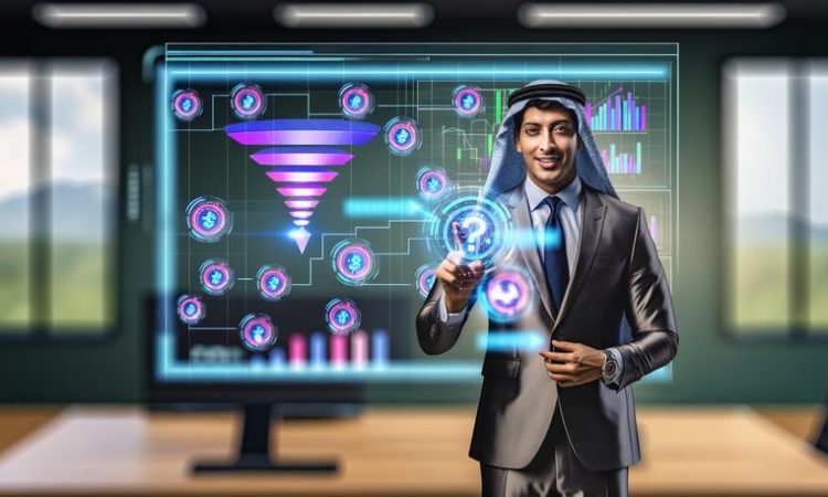 футуристический цифровой дашборд