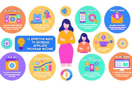 affiliate income infographic