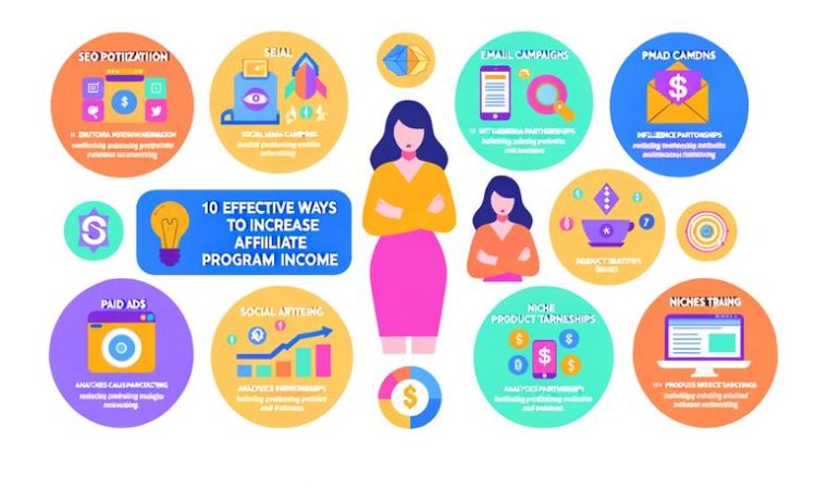 affiliate income infographic