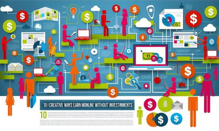 заработок интернет инфографика