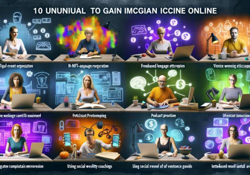 Unconventional online earnings