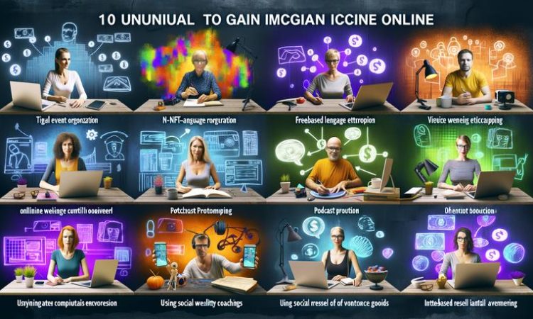 Unconventional online earnings