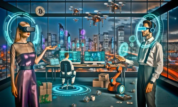 футуристический офис инновации