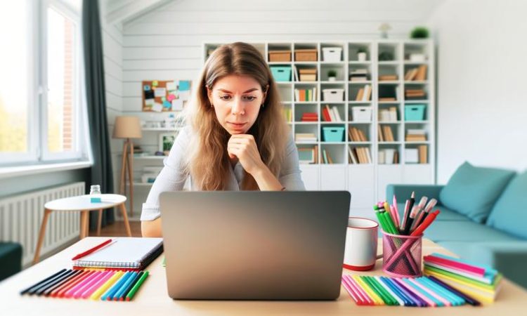 домашнее обучение ноутбук