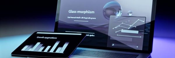 Тёмный футуристический интерфейс