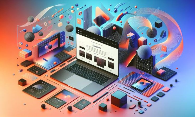 Необруталистское цифровое портфолио