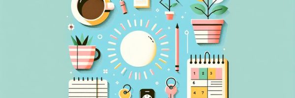 Продуктивное утро символы