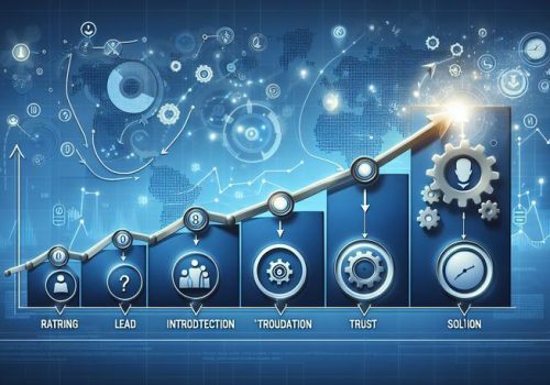Автоворонка продаж инфографика