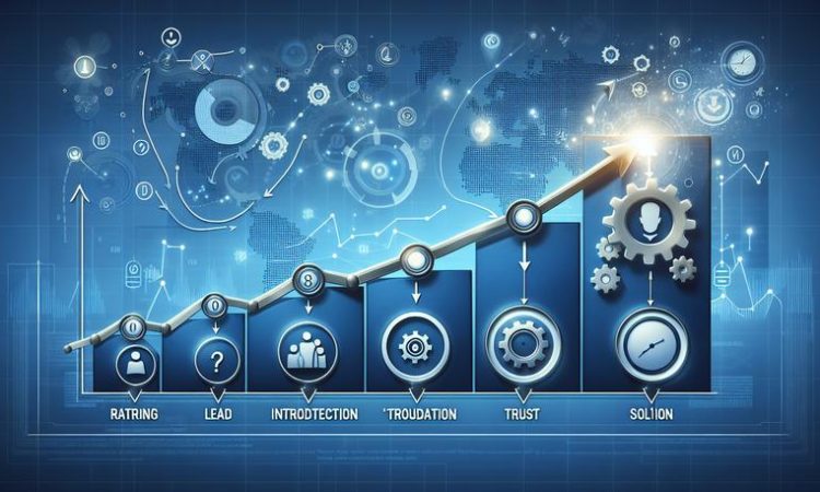 Автоворонка продаж инфографика