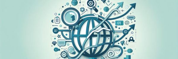 Стильная инфографика веб-трафика