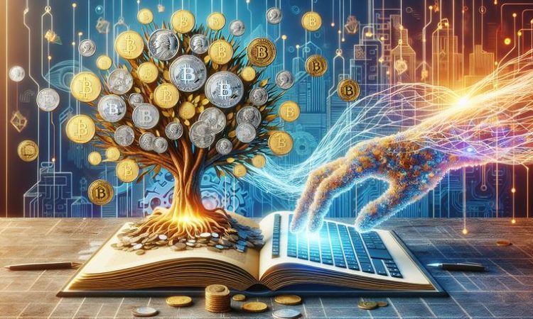 Дерево-книга монет