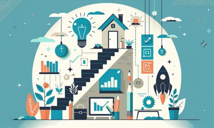 Векторная лестница успеха