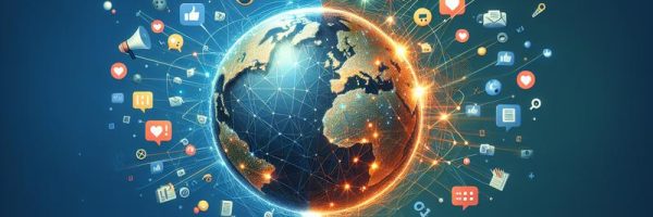 Глобус цифровых связей