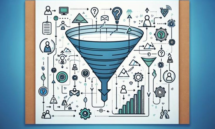 Инфографика автоворонки продаж