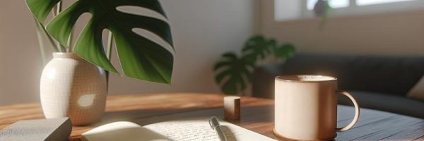 Утреннее кофе сосредоточенность