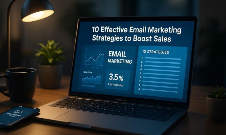 Email marketing dashboard visualization