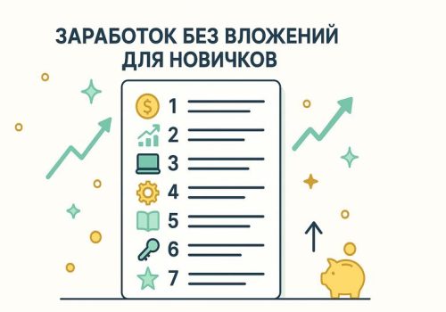 Заработок без вложений