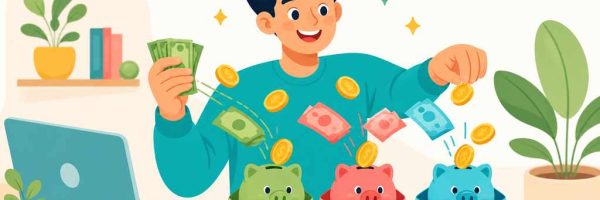 Личные финансы при нестабильном доходе: сортировка денег по накоплениям, счетам и расходам